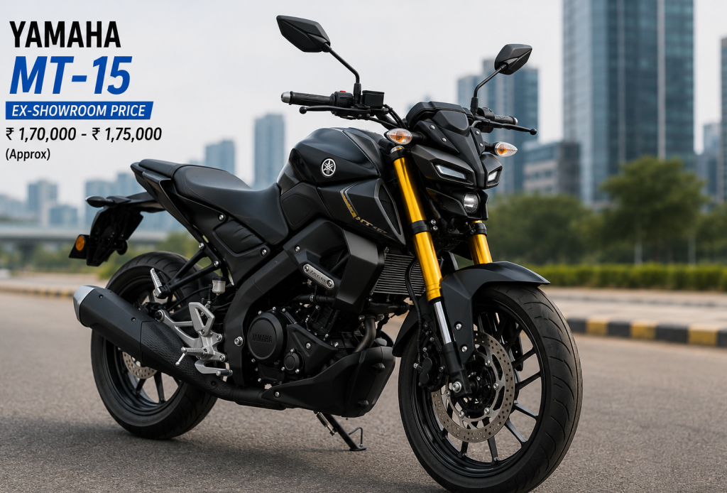 Yamaha MT-15 – Best Overall Bike Under 2 Lakh