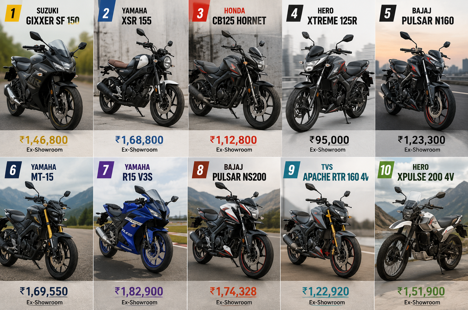 top 10 bike under 10 lakhs