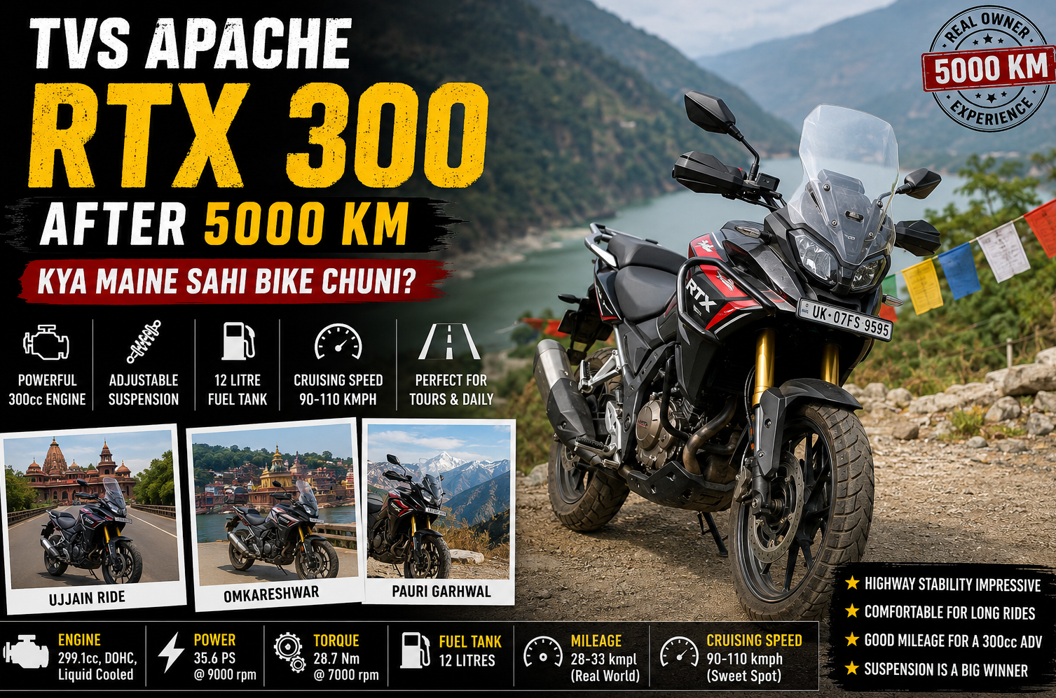 tvs-apache-rtx-300-after-5000-km-