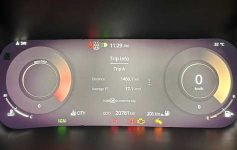 17.1 KMPL Mileage in tata safari