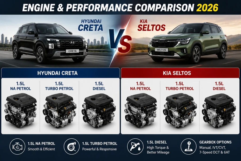 Hyundai Creta vs Kia Seltos Comparison: emgome